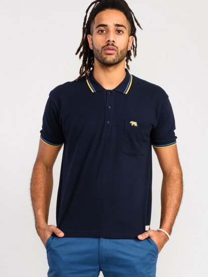 D555 Hamford Pique Polo Shirt Navy - Polokošile - Polokošile 2XL-8XL - Trička s límečkem 2XL-8XL