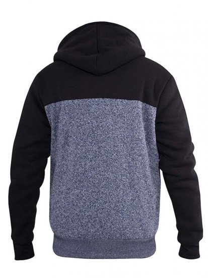 D555 Allen Zip Through Hoody With Sherpa Lining - Mikiny & mikiny s kapucí - Mikiny & Mikiny s kapucí 2XL-12XL