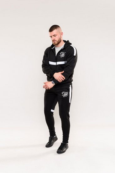 D555 Bristol Couture Zip Through Hoody Black - Mikiny & mikiny s kapucí - Mikiny & Mikiny s kapucí 2XL-12XL