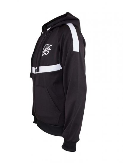 D555 Bristol Couture Zip Through Hoody Black - Mikiny & mikiny s kapucí - Mikiny & Mikiny s kapucí 2XL-12XL