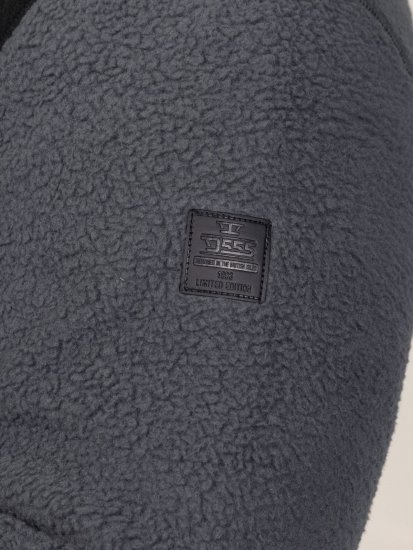 D555 Daly Quarter Zip Fleece Sweatshirt Černá/Šedá - Mikiny & mikiny s kapucí - Mikiny & Mikiny s kapucí 2XL-12XL