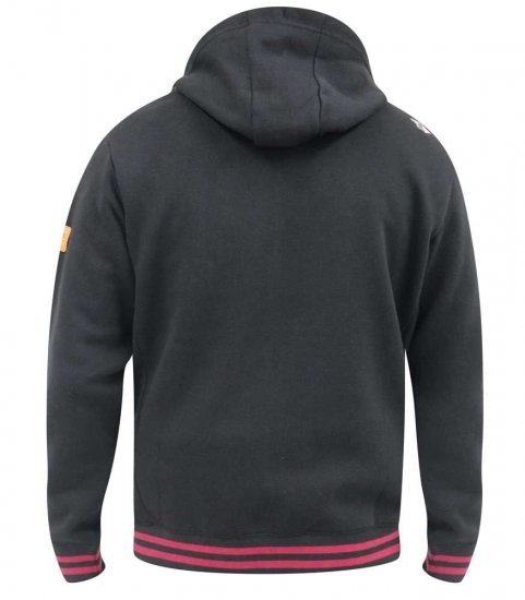 D555 Patrick Full Zip Hoody With 'Motorcycle' Chest Print - Mikiny & mikiny s kapucí - Mikiny & Mikiny s kapucí 2XL-12XL