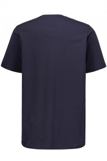 JP1880 702415 Tričko s véčkovým výstřihem Tmavě modrá - Trička - Trička nadměrné velikosti - 2XL-14XL