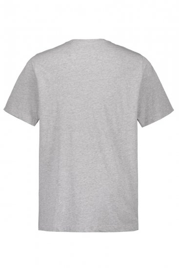 JP1880 702558 Tričko s kulatým výstřihem Šedá melír - Trička - Trička nadměrné velikosti - 2XL-14XL