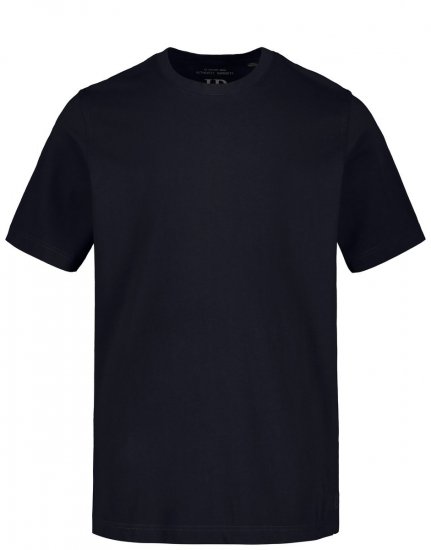 JP1880 702558 Tričko s kulatým výstřihem Tmavě modrá - Trička - Trička nadměrné velikosti - 2XL-14XL