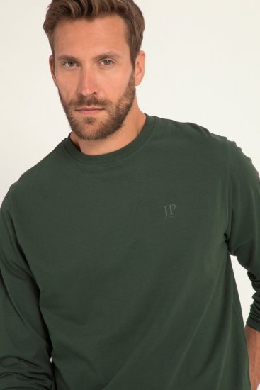JP1880 Long Sleeve OEKO-TEX T-shirt Green - Trička - Trička nadměrné velikosti - 2XL-14XL