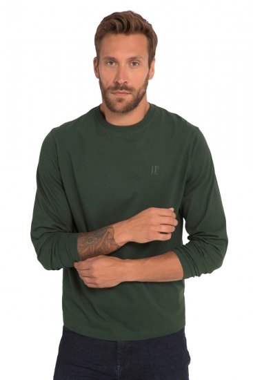 JP1880 Long Sleeve OEKO-TEX T-shirt Green - Trička - Trička nadměrné velikosti - 2XL-14XL