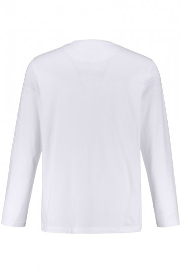 JP1880 702559 Tričko s dlouhým rukávem Bílá - Trička - Trička nadměrné velikosti - 2XL-14XL