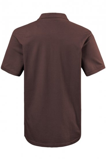 JP1880 702560 Polokošile Mahagonově hnědá - Polokošile - Polokošile 2XL-8XL - Trička s límečkem 2XL-8XL