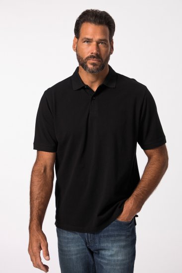 JP1880 702560 Bavlněná polokošile Černá - Polokošile - Polokošile 2XL-8XL - Trička s límečkem 2XL-8XL
