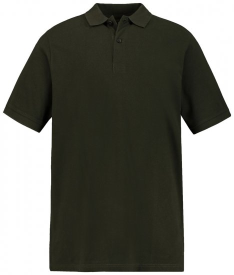 JP1880 702560 Polokošile Tmavě olivová - Polokošile - Polokošile 2XL-8XL - Trička s límečkem 2XL-8XL