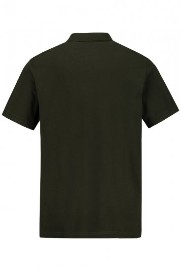 JP1880 702560 Polokošile Tmavě olivová - Polokošile - Polokošile 2XL-8XL - Trička s límečkem 2XL-8XL