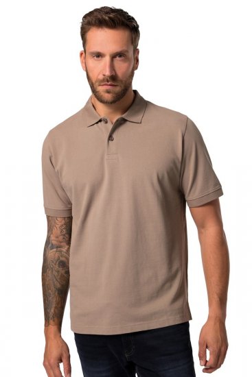 JP1880 702560 Polokošile Šedohnědá - Polokošile - Polokošile 2XL-8XL - Trička s límečkem 2XL-8XL