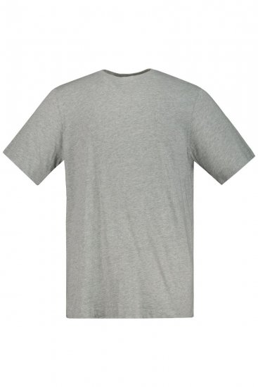 JP1880 702637 Tričko s kulatým výstřihem 2 kusy Šedá melír - Trička - Trička nadměrné velikosti - 2XL-14XL