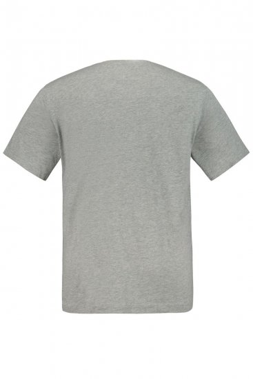JP1880 702637 Tričko s kulatým výstřihem 2 kusy Šedá melír - Trička - Trička nadměrné velikosti - 2XL-14XL