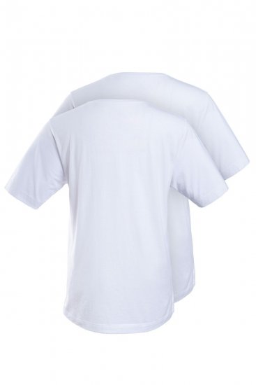 JP1880 702637 Tričko s kulatým výstřihem 2 kusy Bílá - Trička - Trička nadměrné velikosti - 2XL-14XL