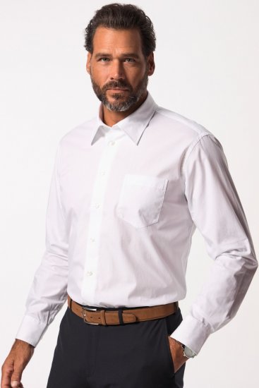 JP1880 703633 Business košile s dlouhým rukávem Bílá - Košile - Košile 2XL-10XL