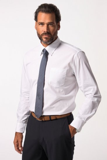 JP1880 703633 Business košile s dlouhým rukávem Bílá - Košile - Košile 2XL-10XL