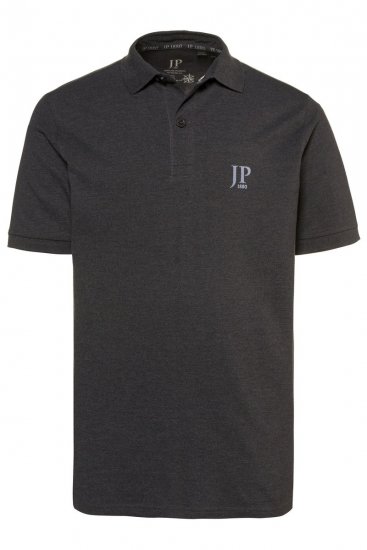 JP1880 704317 Polokošile 2 kusy Tmavě šedá - Polokošile - Polokošile 2XL-8XL - Trička s límečkem 2XL-8XL