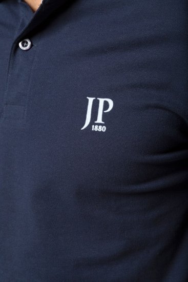 JP1880 704317 Polokošile 2 kusy Černá/Tmavě modrá - Polokošile - Polokošile 2XL-8XL - Trička s límečkem 2XL-8XL