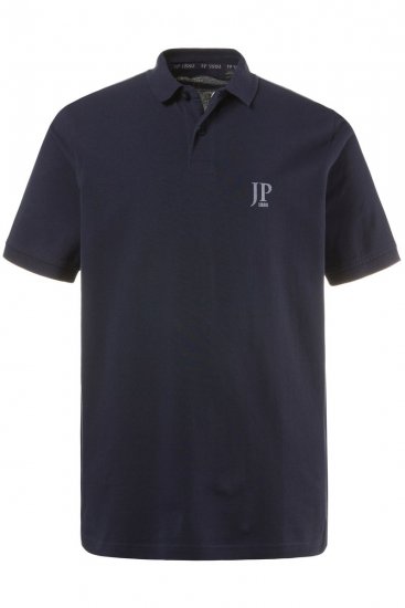 JP1880 704317 Polokošile 2 kusy Tmavě modrá/Šedá melír - Polokošile - Polokošile 2XL-8XL - Trička s límečkem 2XL-8XL