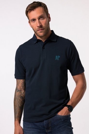 JP1880 704317 Polokošile 2 kusy Petrolejová modrá/Tmavě modrá - Polokošile - Polokošile 2XL-8XL - Trička s límečkem 2XL-8XL