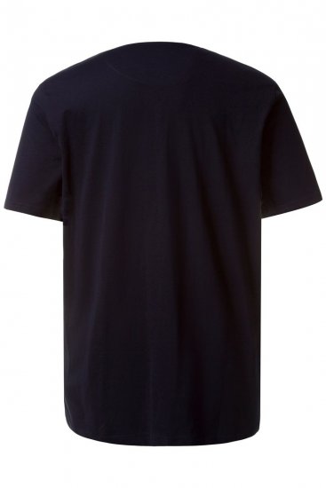 JP1880 708420 Tričko Henley 2 kusy Tmavě modrá - Trička - Trička nadměrné velikosti - 2XL-14XL