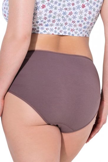 Ulla Popken 710201 Kalhotky 5 ks Hnědá - Kalhotky - 