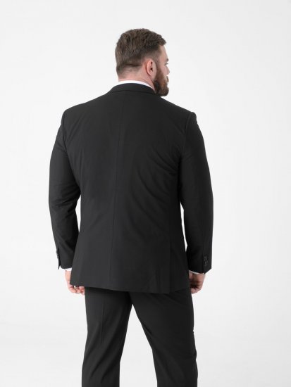 D555 Ted 4 Way Stretch Tailored Suit Jacket Černá - Obleky - Obleky 2XL-8XL