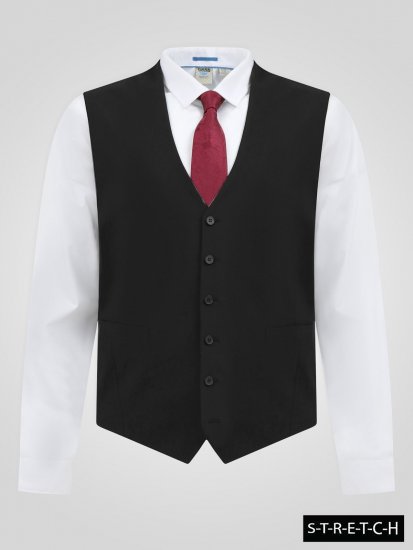 D555 Ted Vesta k obleku Černá - Obleky - Obleky 2XL-8XL