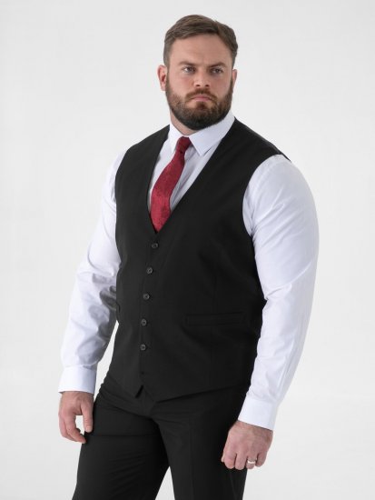 D555 Ted Vesta k obleku Černá - Obleky - Obleky 2XL-8XL