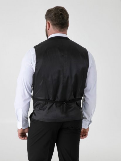 D555 Ted Vesta k obleku Černá - Obleky - Obleky 2XL-8XL