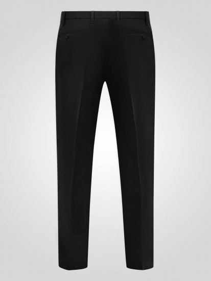 D555 Ted 4 Way Stretch Tailored Trouser Černá - Obleky - Obleky 2XL-8XL