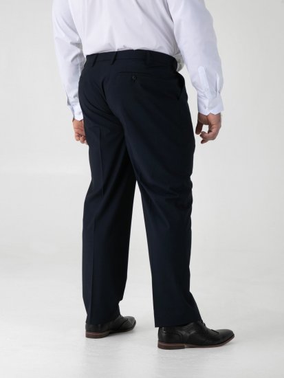 D555 Ted 4 Way Stretch Tailored Trouser Námořnická modrá - Obleky - Obleky 2XL-8XL