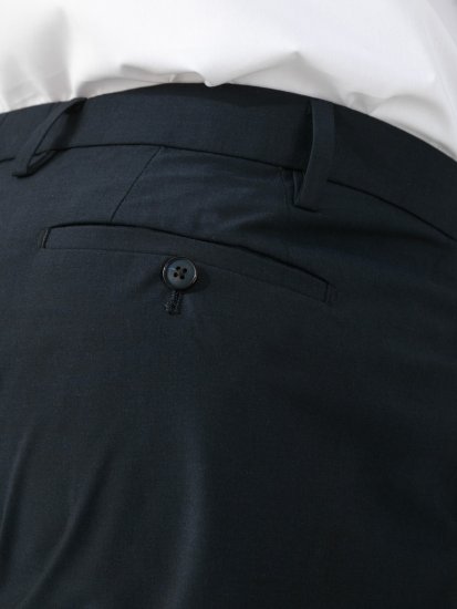 D555 Ted 4 Way Stretch Tailored Trouser Námořnická modrá - Obleky - Obleky 2XL-8XL