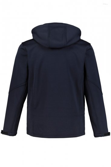 JP1880 Jacket Fleece Lined Softshell Navy - Bundy - Bundy Nadměrné Velikosti - 2XL-8XL