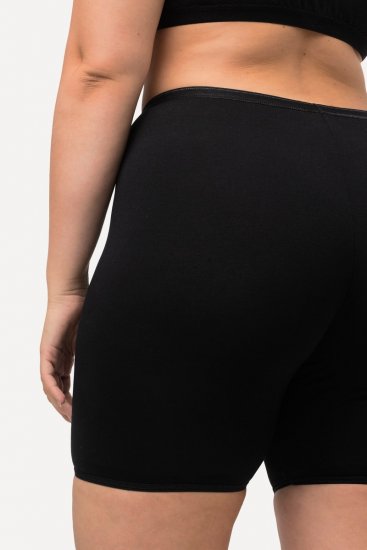 Ulla Popken 716595 Boxerky 3 ks Černá - Kalhotky - 