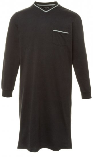 JP1880 721331 Noční košile s dlouhým rukávem Černá - Spodní prádlo - Spodní Prádlo Nadměrné Velikosti 2XL-8XL