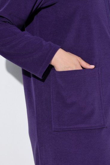 Ulla Popken 749967 Froté župan na zip Vícebarevná - Župany - 