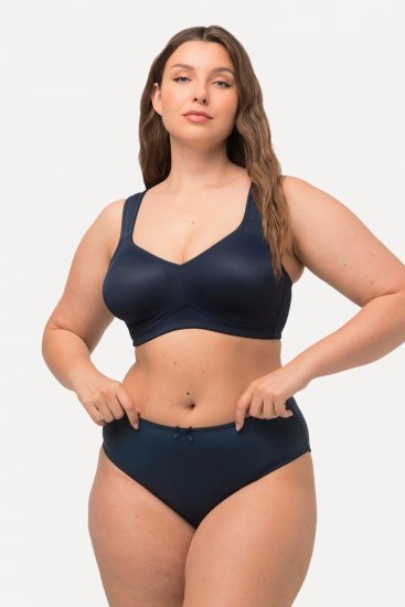 Ulla Popken 781658 Kalhotky 2 ks Tmavě modrá - Kalhotky - 