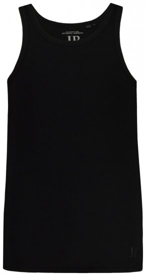 JP1880 782617 Žebrovaný nátělník Černá - Spodní prádlo - Spodní Prádlo Nadměrné Velikosti 2XL-8XL