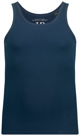 JP1880 782617 Žebrovaný nátělník Noční modrá - Spodní prádlo - Spodní Prádlo Nadměrné Velikosti 2XL-8XL