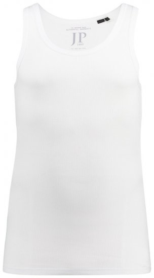 JP1880 782617 Žebrovaný nátělník Bílá - Spodní prádlo - Spodní Prádlo Nadměrné Velikosti 2XL-8XL
