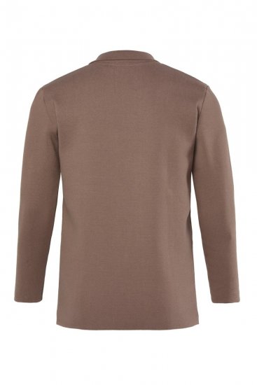 JP1880 Milano Flexnamic Pletené sako Ořechově hnědá - Obleky - Obleky 2XL-8XL