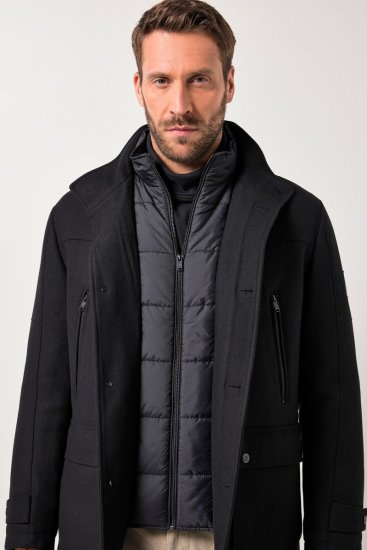 JP1880 Jacket Water-repellent Warm Black - Bundy - Bundy Nadměrné Velikosti - 2XL-8XL