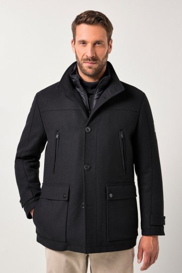 JP1880 Jacket Water-repellent Warm Black - Bundy - Bundy Nadměrné Velikosti - 2XL-8XL