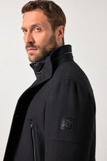 JP1880 Jacket Water-repellent Warm Black - Bundy - Bundy Nadměrné Velikosti - 2XL-8XL