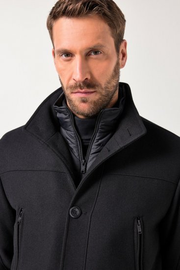 JP1880 Jacket Water-repellent Warm Black - Bundy - Bundy Nadměrné Velikosti - 2XL-8XL