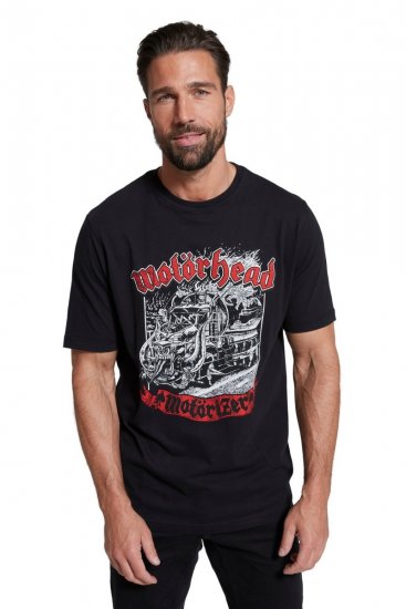JP1880 Motörhead Graphic Band T-Shirt Black - Trička - Trička nadměrné velikosti - 2XL-14XL