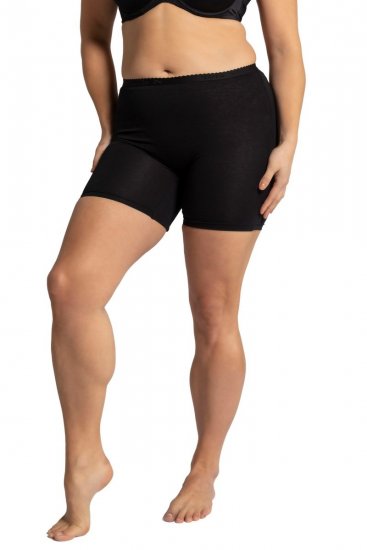 Ulla Popken 799090 Boxerky Černá - Kalhotky - 